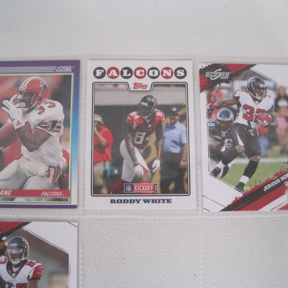 Lot of 13 Atlanta Falcons NFL Player Cards - Picture 9 of 12